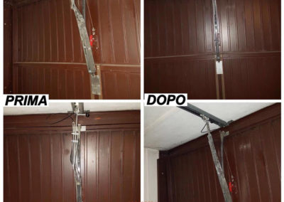riparazopne porta garage. sistemazione braccio motore riparazopne porta garage. sistemazione braccio motore